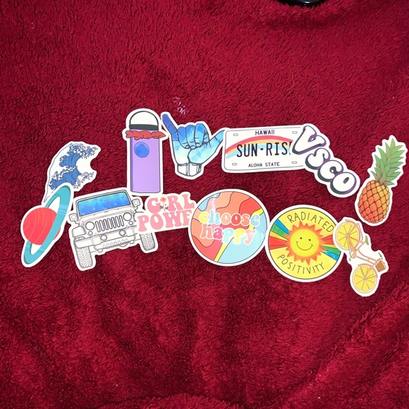 Roxy Accessories - 12 VSCO STICKER PACK
